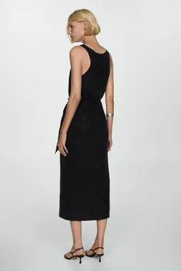 Vestido cupro nudo lateral de Mango en Vestidos para argentina