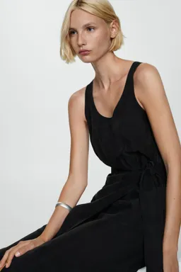 Vestido cupro nudo lateral de Mango en Vestidos para argentina