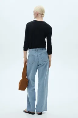 Jeans wideleg con pinzas de Mango en Pantalones para argentina