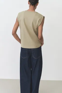 Remera algodón manga corta de Mango en Remeras para argentina