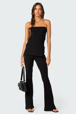 Top dekota ribbed con aberturas de Edikted en Tops para argentina