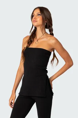 Top dekota ribbed con aberturas de Edikted en Tops para argentina