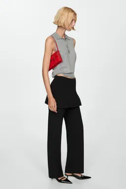 Falda pantalón con tablas de Mango en Faldas para argentina