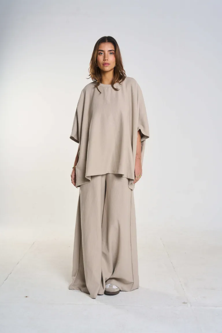 Pantalón Otoman marrón - Diseño fluido y elegante para looks versátiles de Belle en Pantalones para argentina