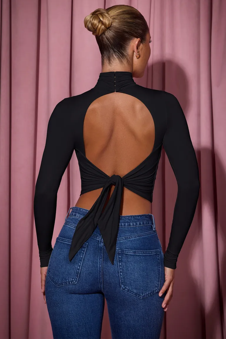 Top espalda descubierta negro de Oh Polly en Tops para argentina