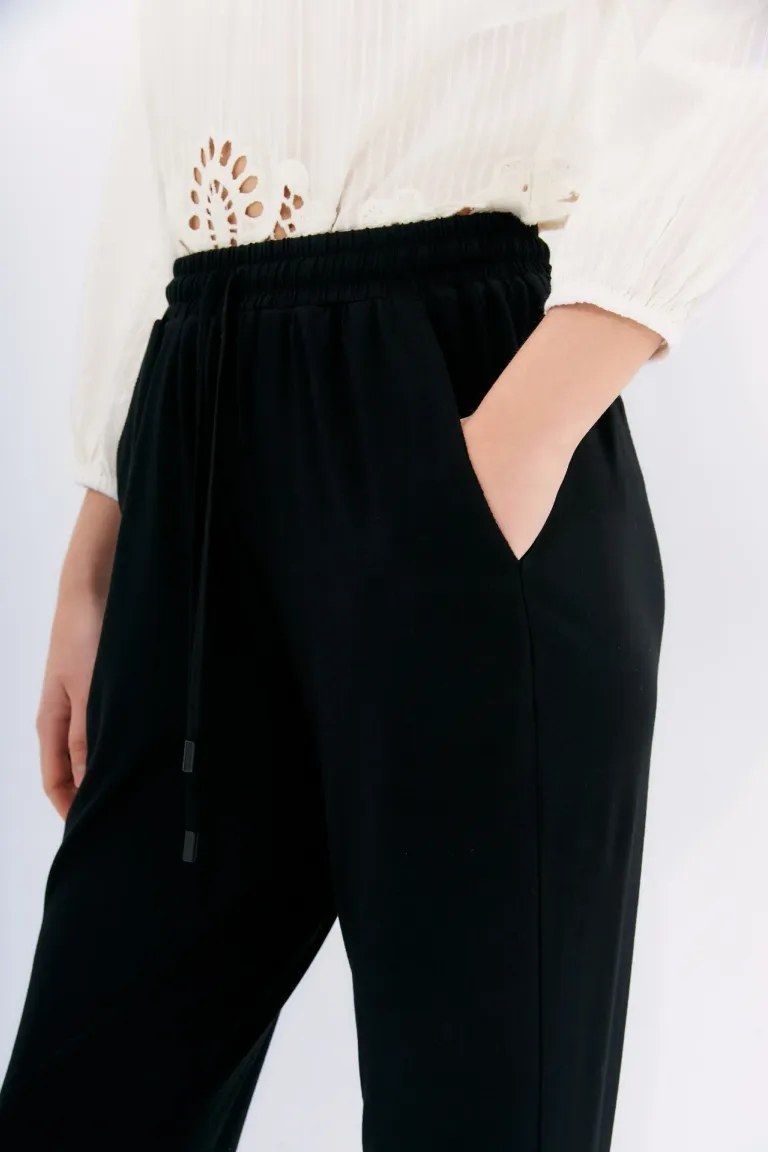 Pantalón babucha de cintura elástica y corte por arriba de los tobillos de Rapsodia en Pantalones para argentina