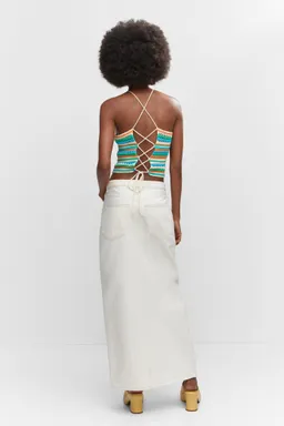 Top crochet cuello halter de Mango en Tops para argentina