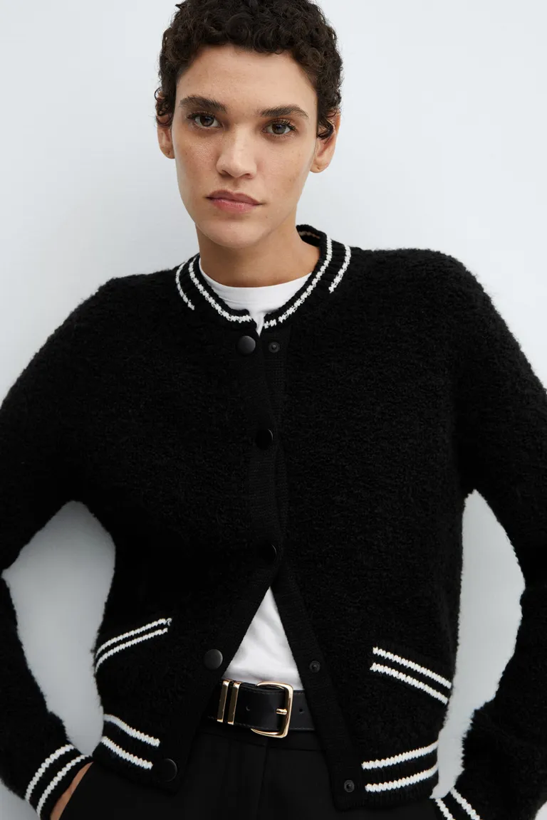 Chaqueta bomber punto de Mango en Chaquetas para argentina