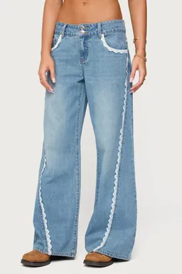 Jean tiro bajo alisha lacey de Edikted en Pantalones para argentina