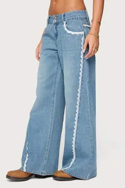 Jean tiro bajo alisha lacey de Edikted en Pantalones para argentina