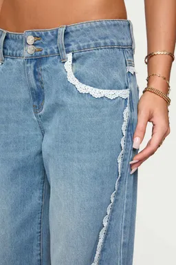 Jean tiro bajo alisha lacey de Edikted en Pantalones para argentina