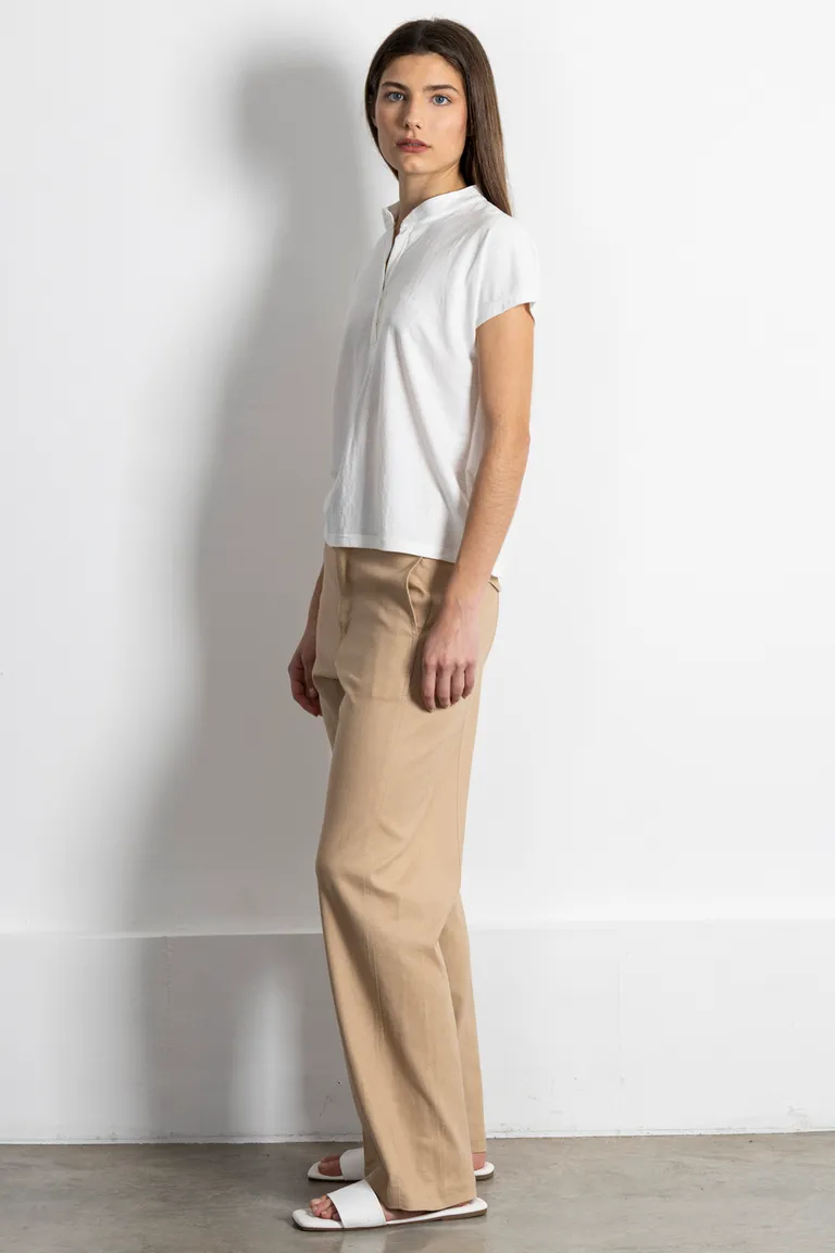 Pantalón recto de tiro alto en lino - Diseño sofisticado y versatilidad de Kill en Pantalones para argentina
