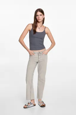 Jeans flare crop de Mango Teen en Pantalones para argentina