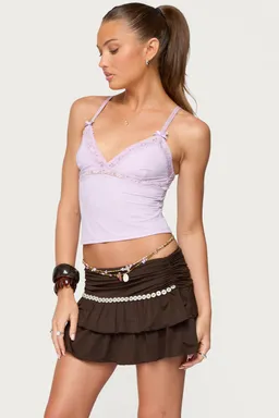 Musculosa fran con encaje de Edikted en Tops para argentina