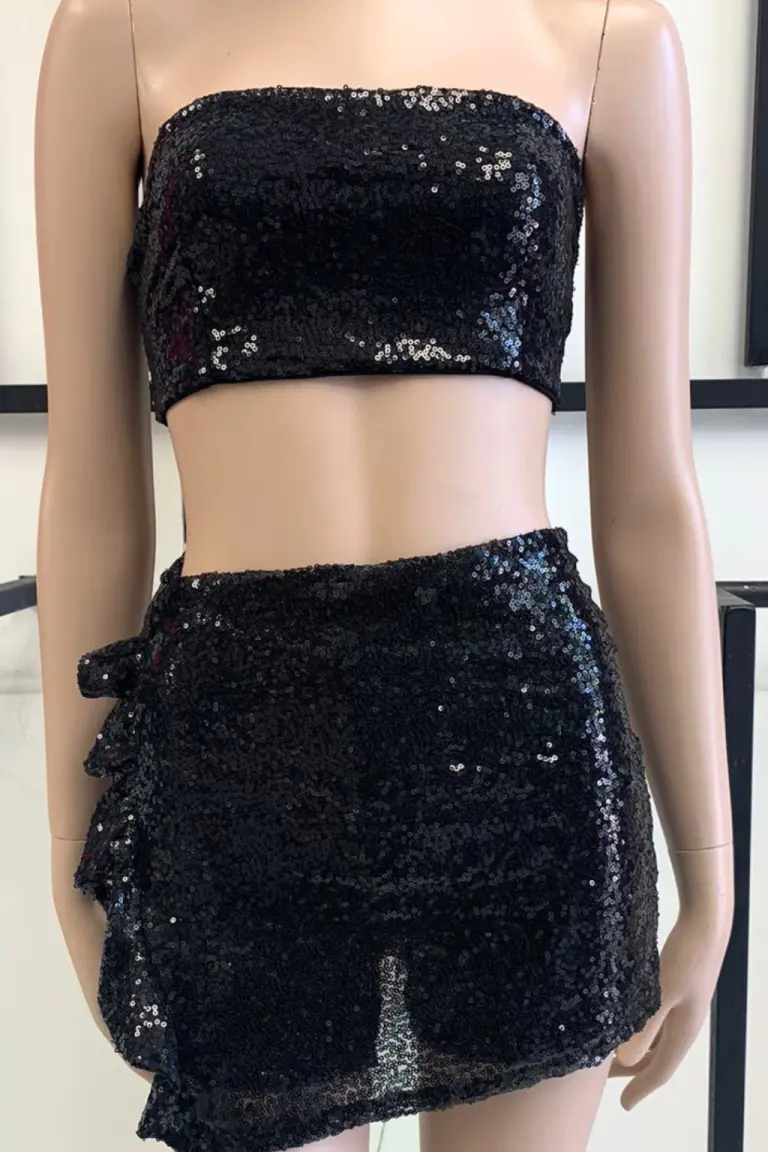 Pollera Brillante Corta de Ginger en Faldas para argentina