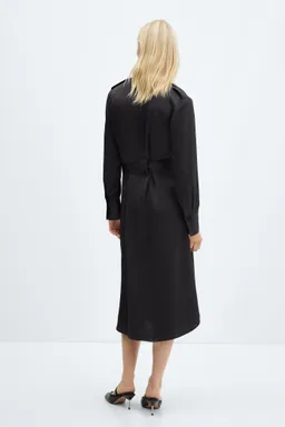 Vestido camisero satinado de Mango en Vestidos para argentina