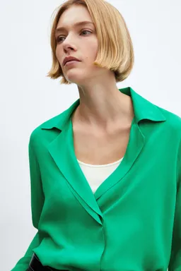 Camisa cuello solapa de Mango en Camisas para argentina