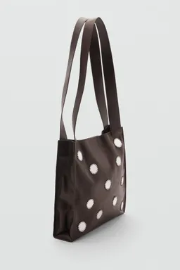 Bolso piel doble asa espejos de Mango en Bolsos y Carteras para argentina