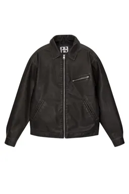 Campera worker efecto cuero de Pull&Bear en Abrigos y Camperas para argentina