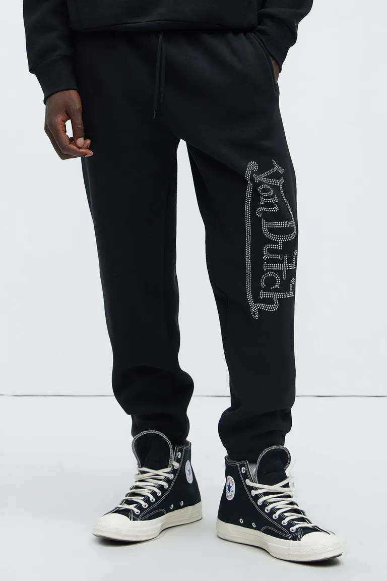 Pantalón von dutch brillo negro de Fashion Nova en Pantalones para argentina