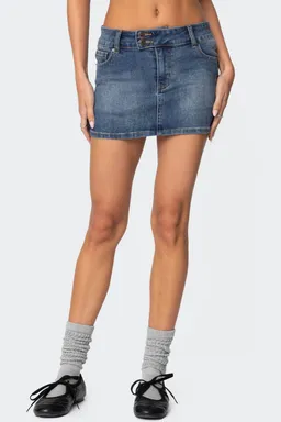 Mini falda jean eryn de Edikted en Faldas para argentina