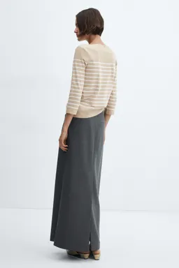 Remera rayas cuello barco de Mango en Buzos y Sweaters para argentina