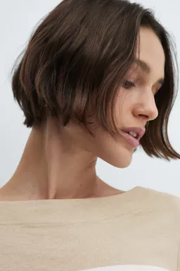 Remera rayas cuello barco de Mango en Buzos y Sweaters para argentina