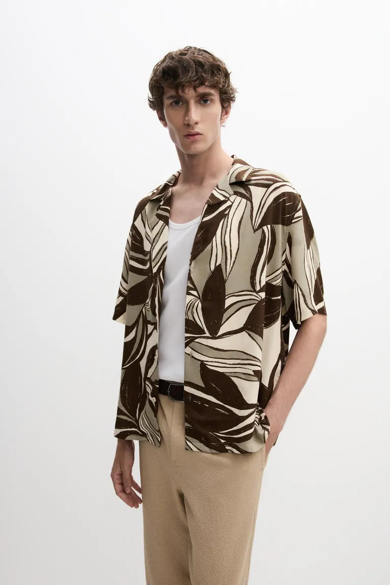 Camisa estilo resort estampada de Lefties en Camisas para argentina