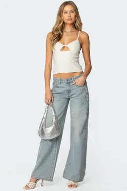 Musculosa liana cut out de Edikted en Tops para argentina