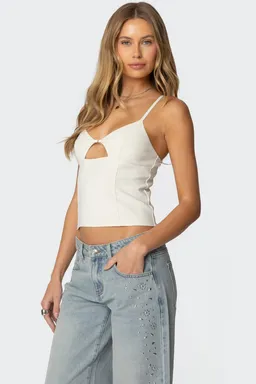 Musculosa liana cut out de Edikted en Tops para argentina