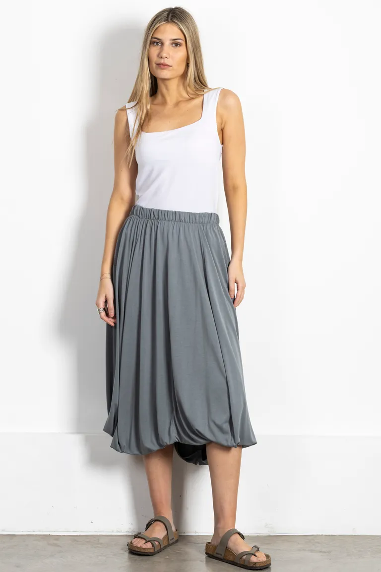 Falda midi asimétrica en punto de corte en globo para mujer de Kill en Faldas para argentina