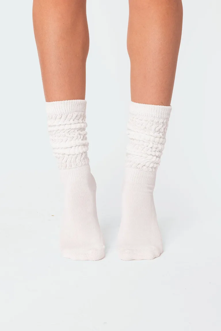 Medias arrugadas slouchy de Edikted en Ropa Interior y Medias para argentina