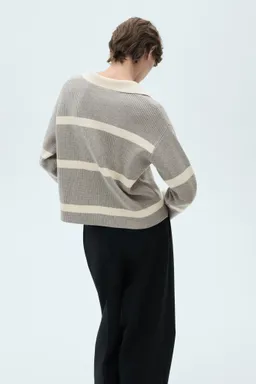 Sweater punto cuello polo de Mango en Buzos y Sweaters para argentina