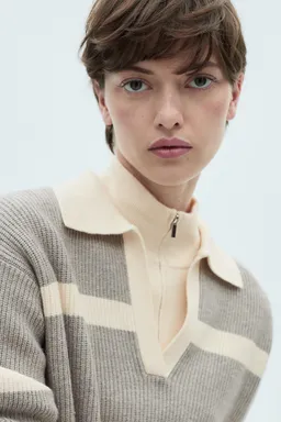 Sweater punto cuello polo de Mango en Buzos y Sweaters para argentina