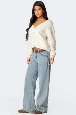 Cárdigan tejido jade de Edikted en Buzos y Sweaters para argentina