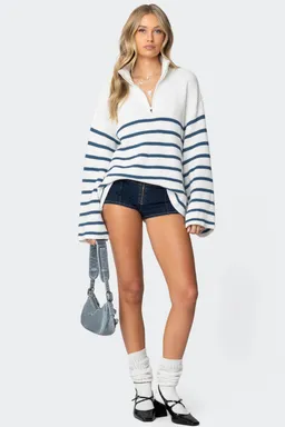 Sweater oversize con cierre de Edikted en Buzos y Sweaters para argentina