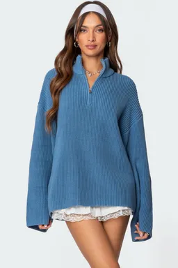 Sweater cierre oversize amour de Edikted en Buzos y Sweaters para argentina