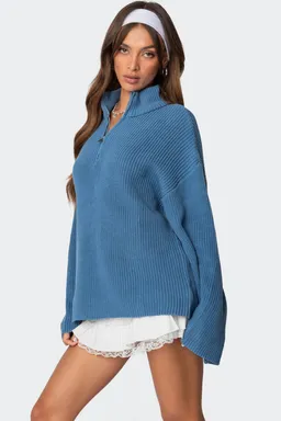 Sweater cierre oversize amour de Edikted en Buzos y Sweaters para argentina