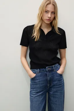 Jean danila wideleg tiro alto de Mango en Pantalones para argentina