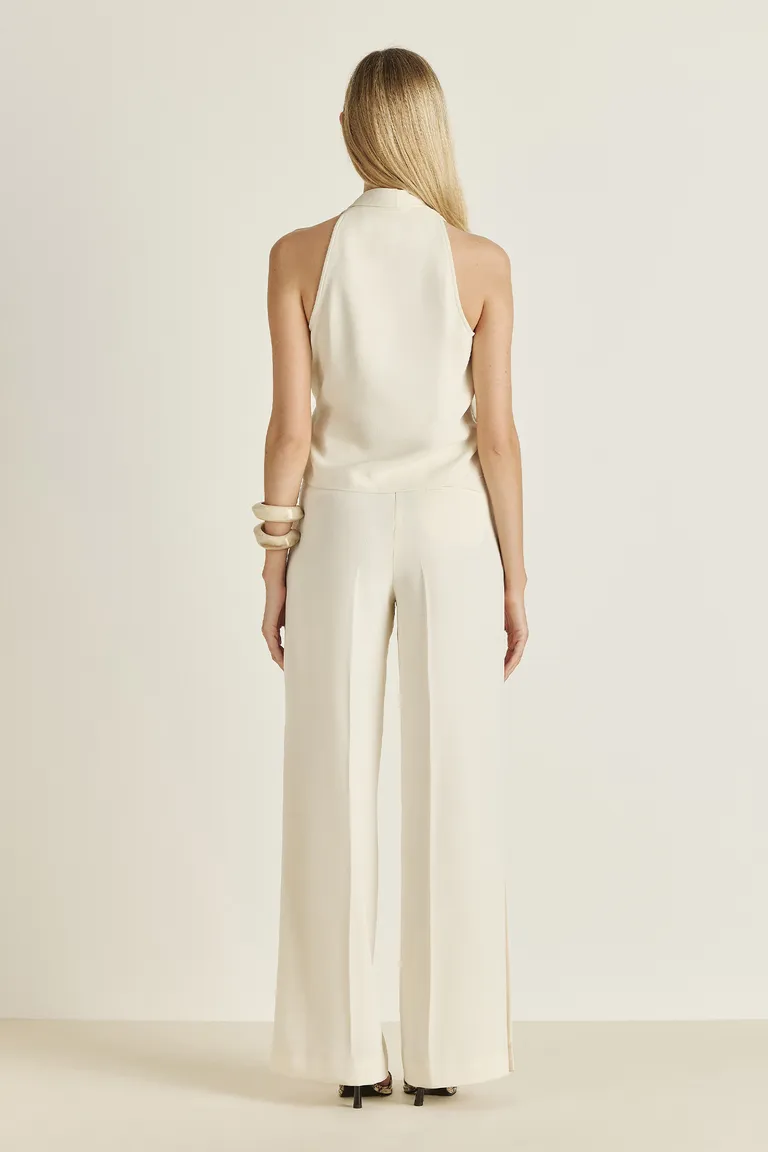 Top cruzado al frente con suave caída y escote natural de Tucci en Tops para argentina