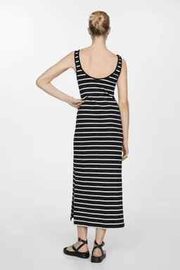 Vestido rayas con abertura de Mango en Vestidos para argentina