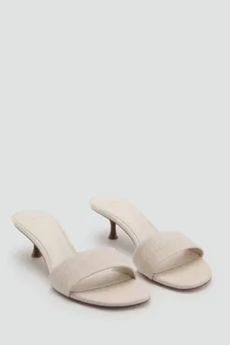 Sandalia tacón kitten de Mango en Sandalias para argentina