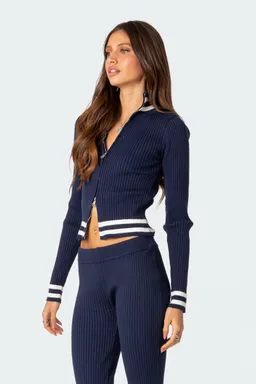 Cardigan acanalado pluto de Edikted en Buzos y Sweaters para argentina