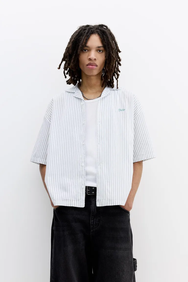 Camisa stwd rayas corta de Pull&Bear en Camisas para argentina