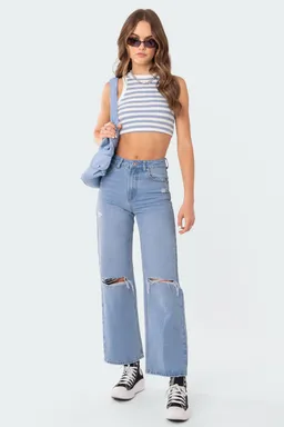 Jeans tiro alto lori de Edikted en Pantalones para argentina