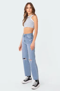 Jeans tiro alto lori de Edikted en Pantalones para argentina