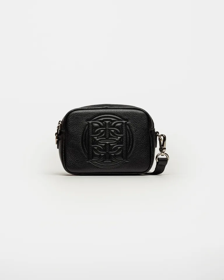 Cartera bandolera de cuero negro - Un accesorio elegante y versátil para día y noche de Prüne en Bolsos y Carteras para argentina