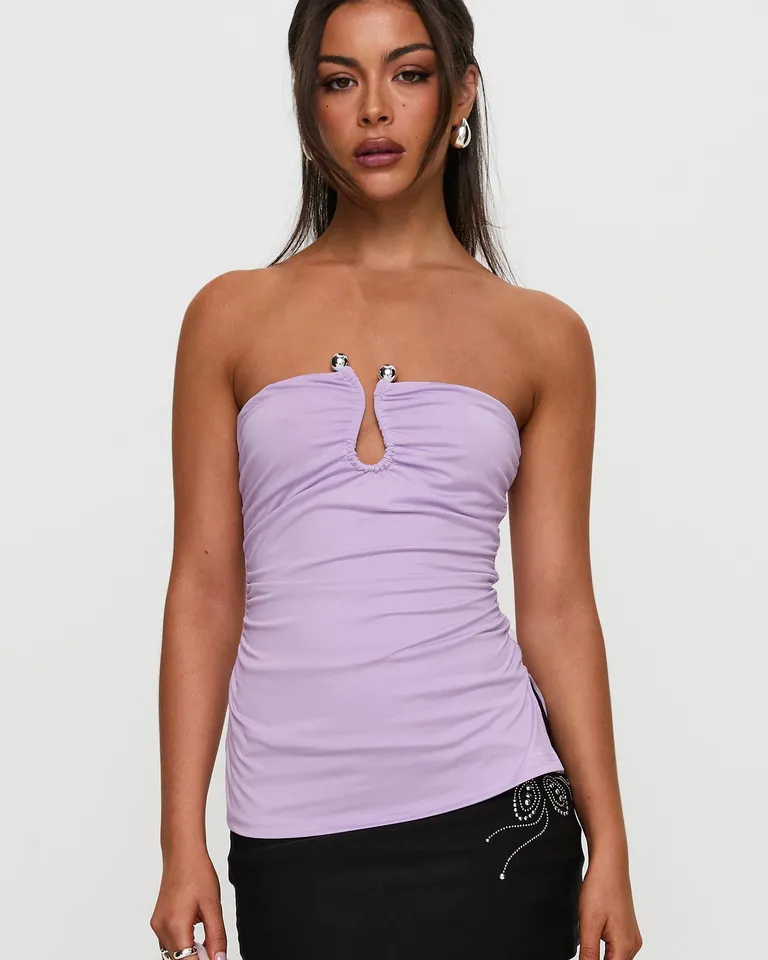 Top strapless out of line violeta de Princess Polly en Tops para argentina