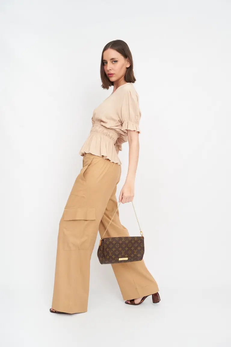 Blusa con Frunces de Hesed en Blusas para argentina