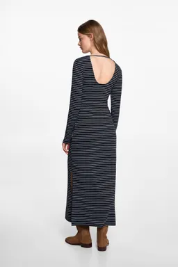 Vestido rayas abertura lúrex de Mango Teen en Vestidos para argentina